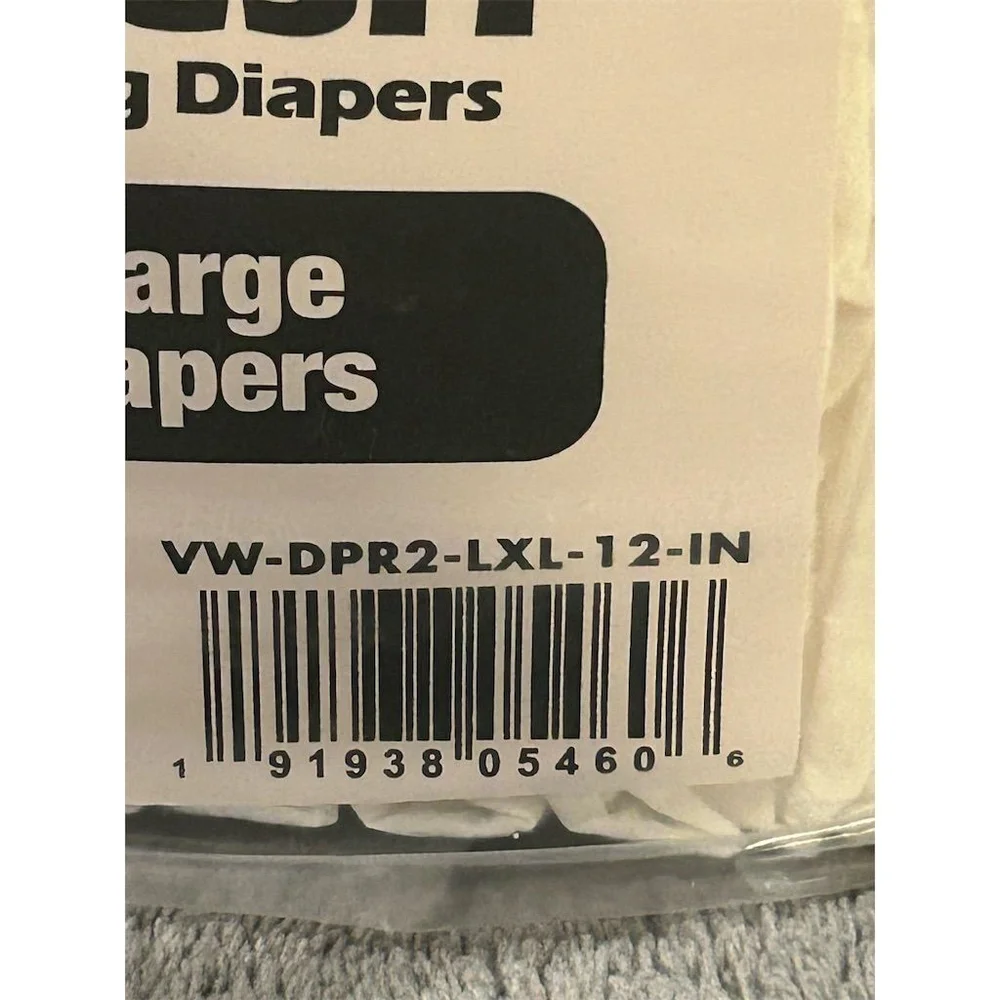 Value Pet Supplies Dog Diapers Large XLarge 12 Pack